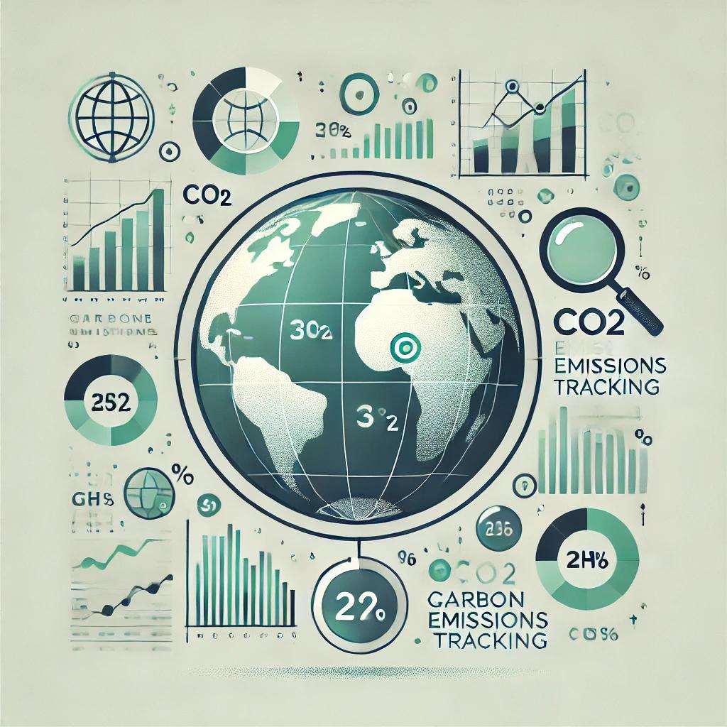 A globe with graphs and charts overlayed and around it.